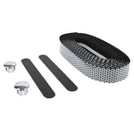 Ruban de cintre Newton silicone avec bouchons – Blanc-noir