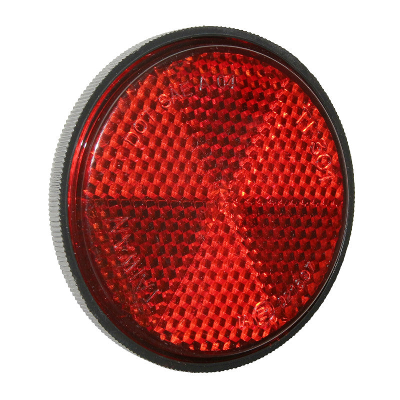 Catadioptre rouge de garde-boue arrière Ø 60 mm