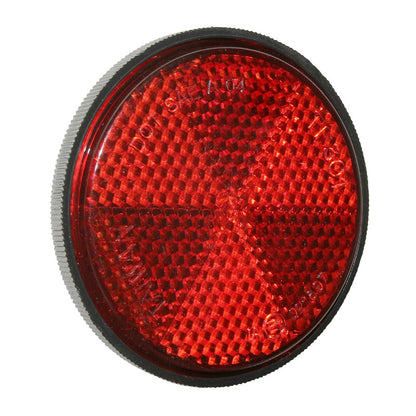 Catadioptre rouge de garde-boue arrière Ø 60 mm
