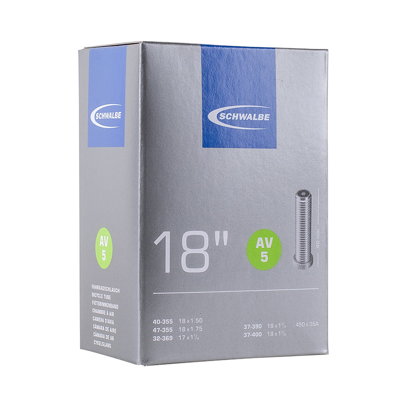 Chambre à air 450 x 35A - 18" Schwalbe valve Schrader (AV5) – vue 2