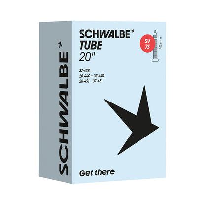 Chambre à air 500 x 28A - 20 x 1 3/8 Schwalbe valve Presta (SV7A)