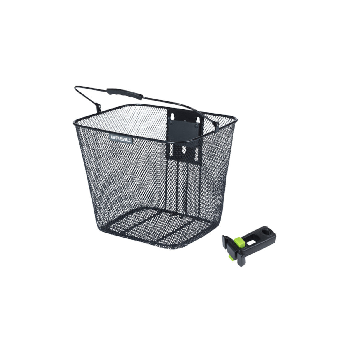 Panier avant Bilbao BASIL – KF + support de potence / Noir