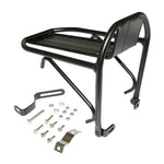 Porte-bagages avant P2R alu noir réglable 26" à 29" fixation tasseaux