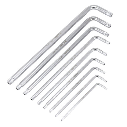 Jeu de 9 clés Torx longues P2R