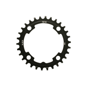 Plateau VTT Sunrace MX 96 mm mono narrow wide alu noir 10-12 v – 30