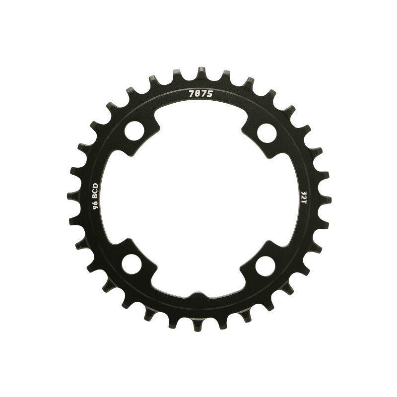 Plateau VTT Sunrace MX 96 mm mono narrow wide alu noir 10-12 v – 32