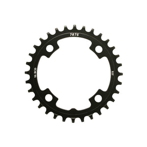 Plateau VTT Sunrace MX 96 mm mono narrow wide alu noir 10-12 v – 32