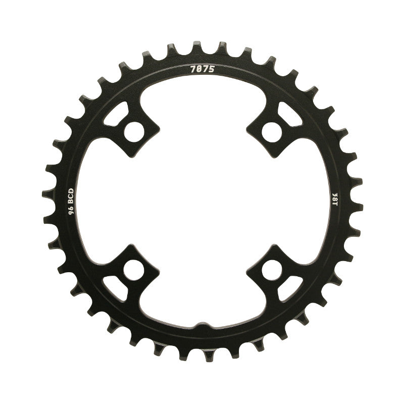 Plateau VTT Sunrace MX 96 mm mono narrow wide alu noir 10-12 v – 38