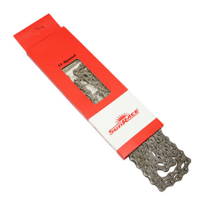 Chaîne Sunrace CN11A 11 vitesses argent – 126 (pignon 50 dents)