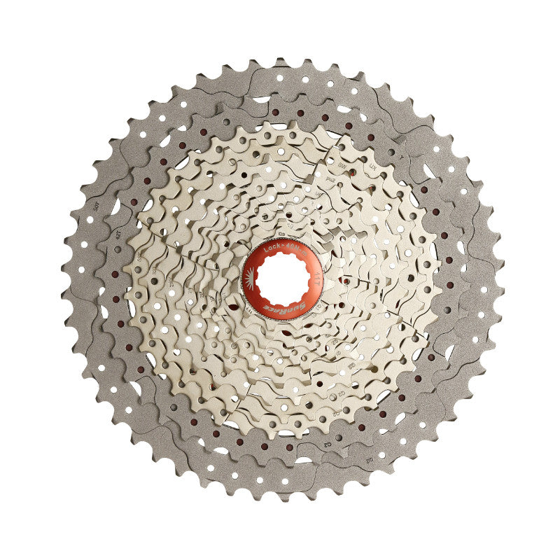 Cassette Sunrace MZ90 12 vitesses 11-50 VTT argent compatible Shimano