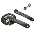Pédalier VTT Sunrace MS10 10 vitesses alu noir 175 mm intégré – 36-22
