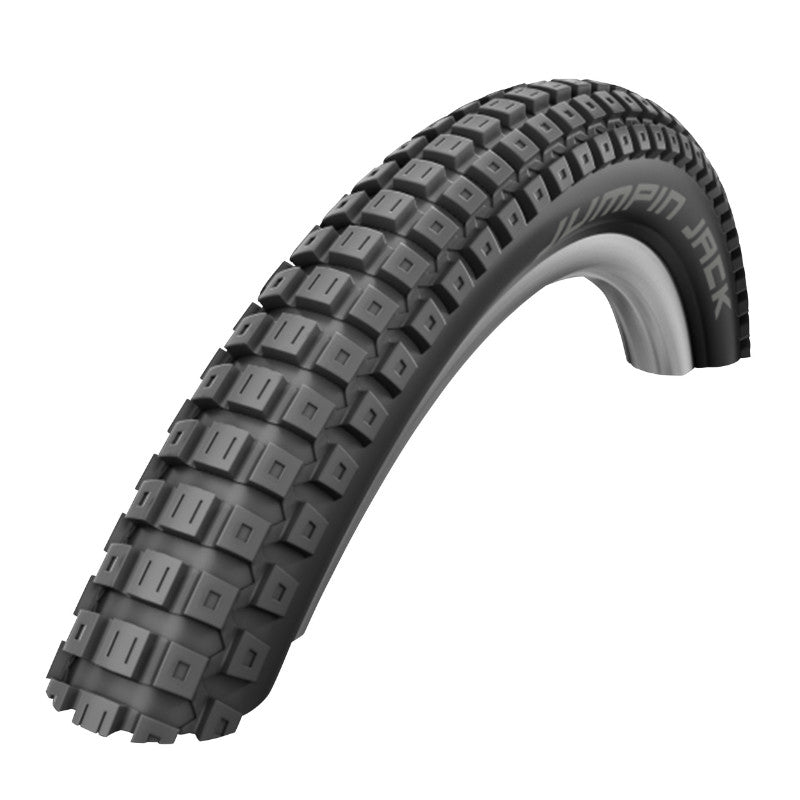 Pneu BMX Schwalbe Jumpin'jack noir tringle rigide – 20 x 2,25 (54-406)