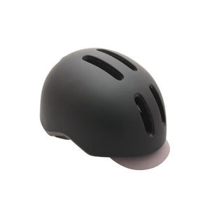 Casque urbain Polisport Commuter In-Mold noir mat visière grise 54-58