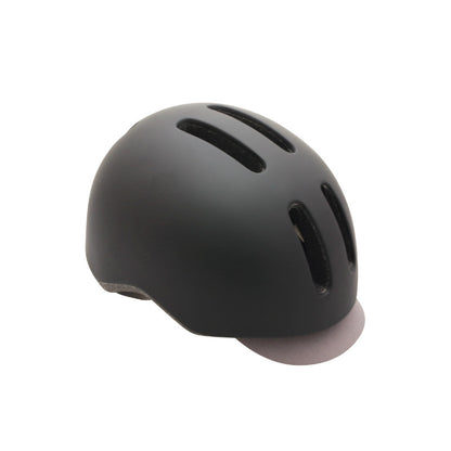 Casque urbain Polisport Commuter In-Mold noir mat visière grise 54-58