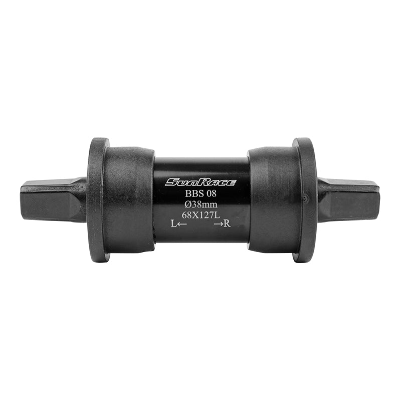Boîtier de pédalier Sunrace carré 127 mm cuvettes résine à emboîter – 38 mm