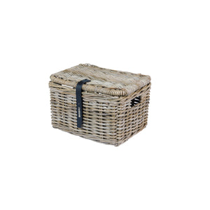 Panier avant Dax gris BASIL – S / Avec couvercle