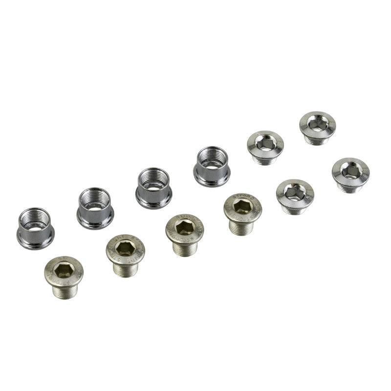 Vis de plateau VTT Stronglight triple inox (jeu de 4)