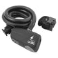 Antivol spirale à clé P2R Ø 12 mm 1,20 m noir avec support et alarme – vue 5