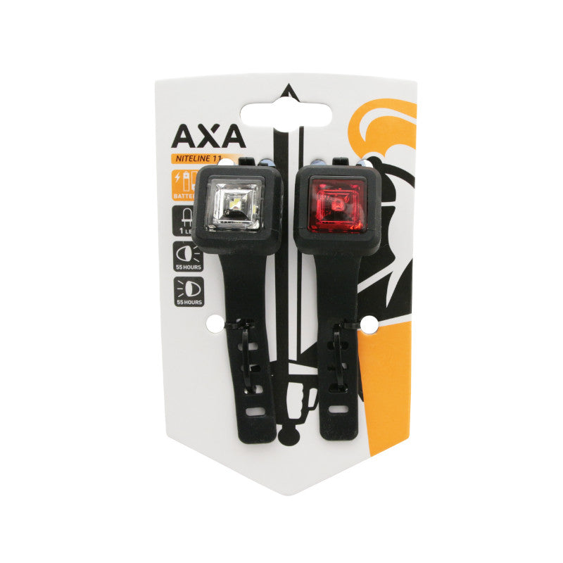 Kit éclairage à piles AXA Niteline LED noir