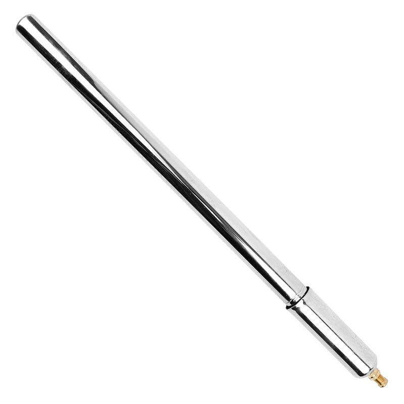 Pompe traditionnelle Newton acier argent avec colliers – 380 mm