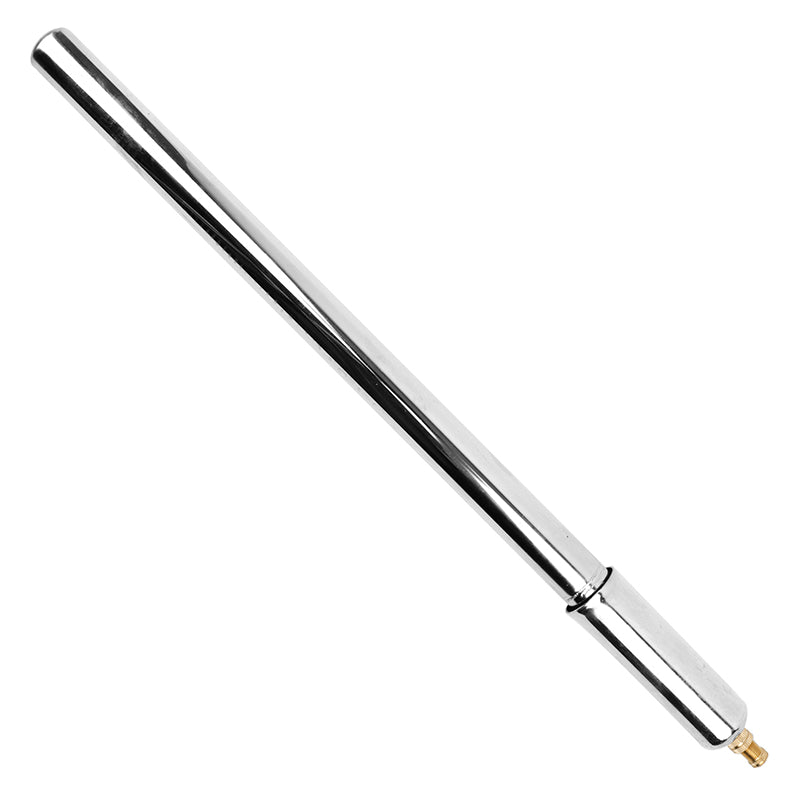 Pompe traditionnelle Newton acier argent avec colliers – 300 mm