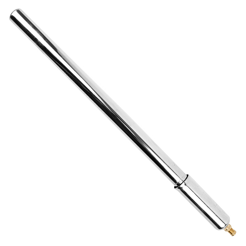 Pompe traditionnelle Newton acier argent avec colliers – 250 mm