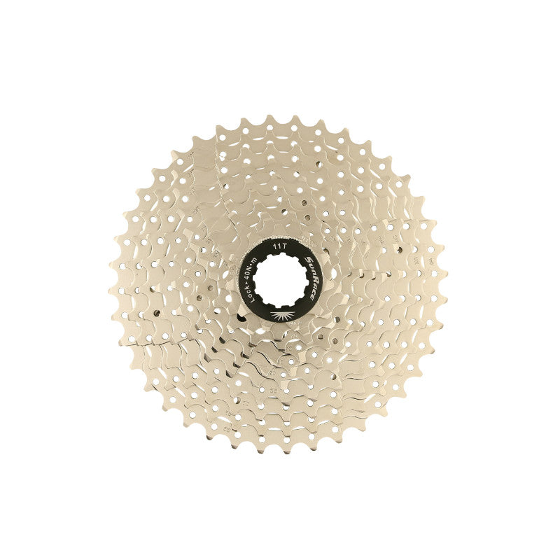 Cassette VTT Sunrace MS3 10 vitesses compatible Shimano – 11-40 Argent