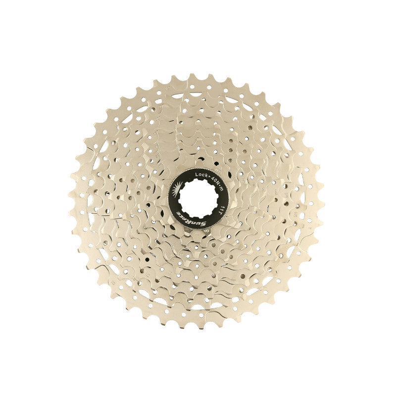 Cassette VTT Sunrace MS3 10 vitesses compatible Shimano – 11-42 Argent