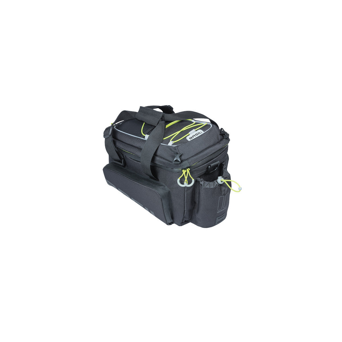 Sacoche porte-bagages Miles XL Pro 9-36 L BASIL – MIK / Noir/citron vert