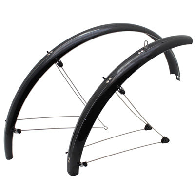 Garde-boue VTT 20" Stronglight Country 54 mm noirs à tringles (paire)
