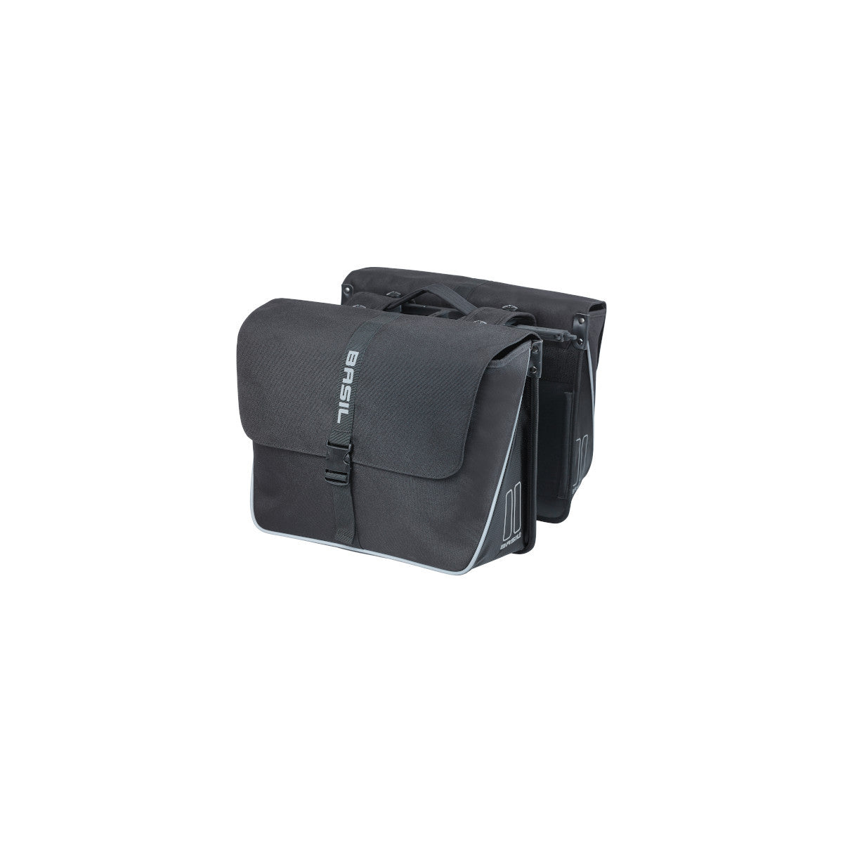 Sacoche double Forte 35 L BASIL – MIK / Noir