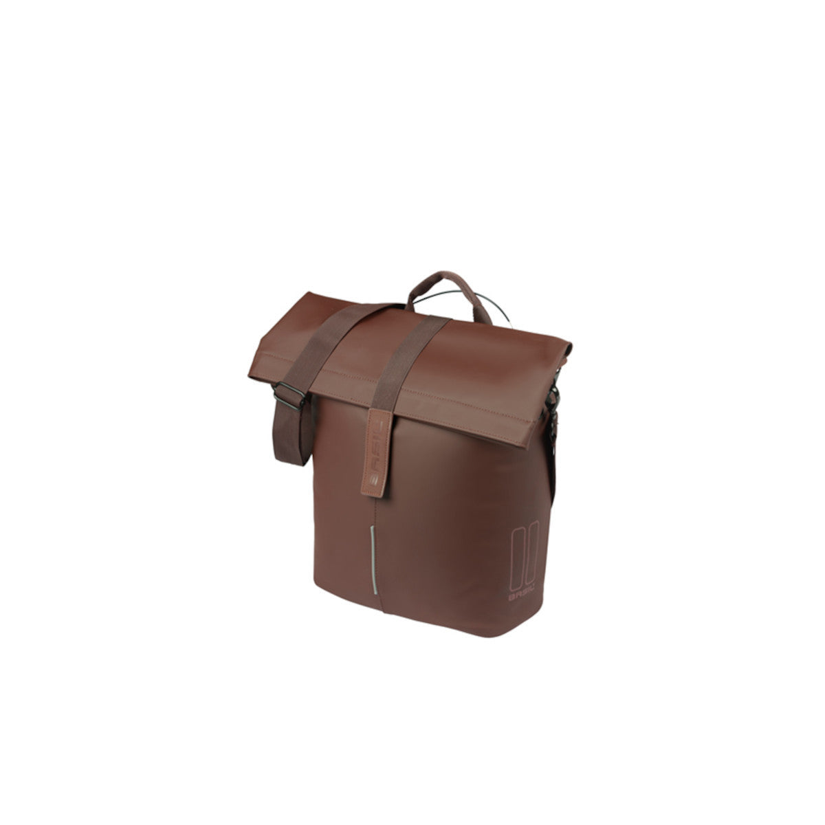 Sacoche arrière City 14-16 L BASIL – MIK Studs / Brun