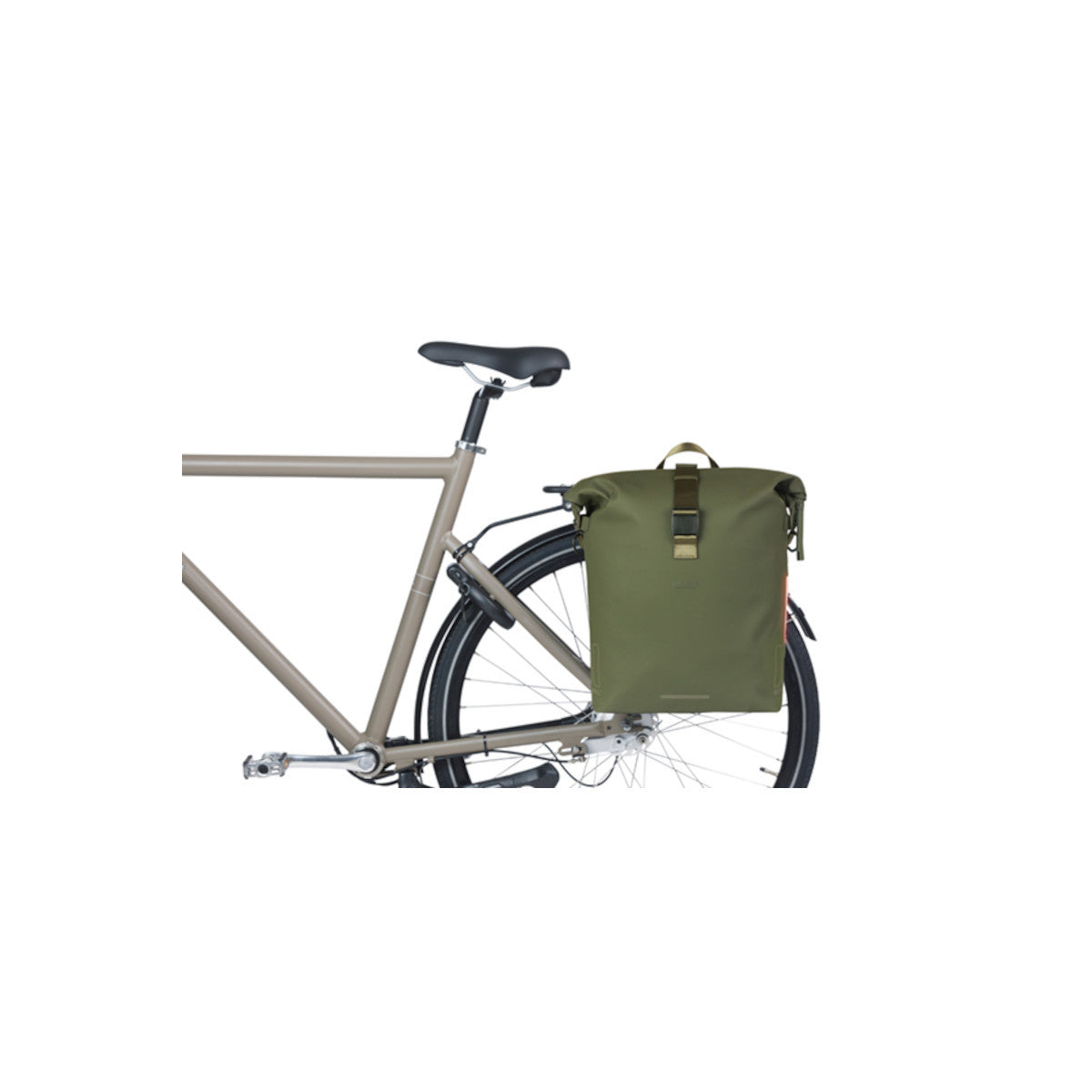 Sacoche arrière SoHo MIK Studs 17 L vert BASIL