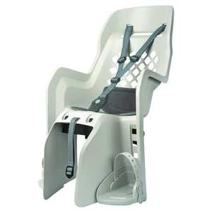 Siège enfant arrière Polisport Joy sur porte-bagages 9-22 kg – Crème coussin gris