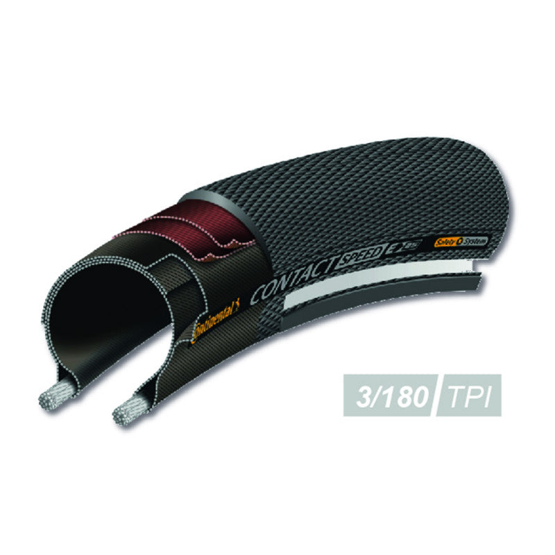 Pneu VTC Continental Contact Speed noir tringle rigide – 700 x 28 (28-622) – vue 2