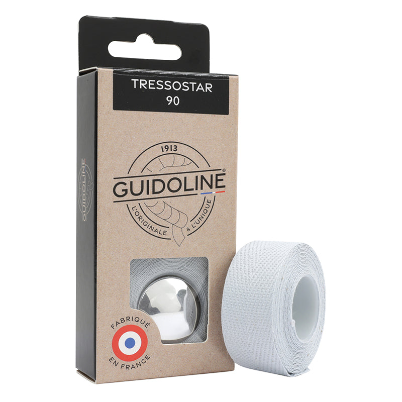 Rubans de cintre Velox Tressostar 90 coton (lot de 2) – Gris clair