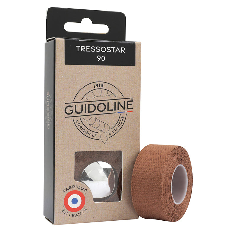 Rubans de cintre Velox Tressostar 90 coton (lot de 2) – Marron