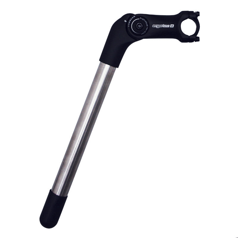 Potence city à plongeur Ergotec Octopus réglable 25,4 mm noire cintre 25,4 mm – 90 mm – plongeur 300 mm