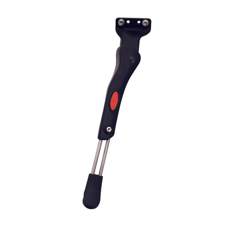 Béquille latérale arrière P2R alu noir réglable 24" à 29" – fixation 2 vis