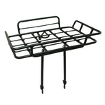 Porte-bagages avant plateforme P2R alu noir mat à rebords 26" à 29"