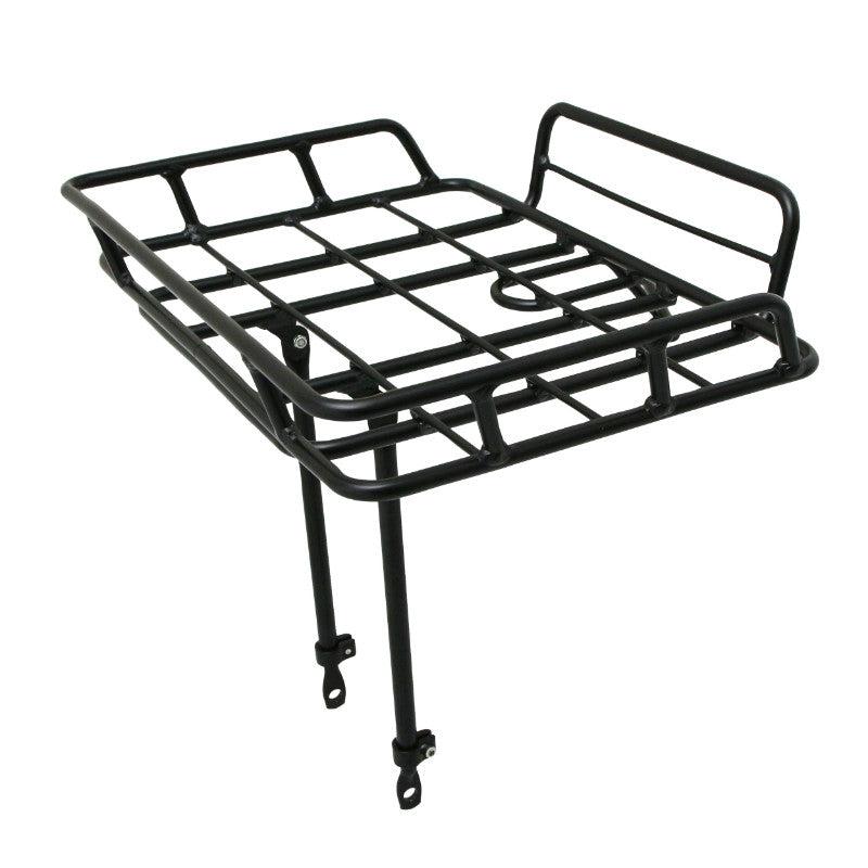 Porte-bagages avant plateforme P2R alu noir mat à rebords 26" à 29" – vue 3