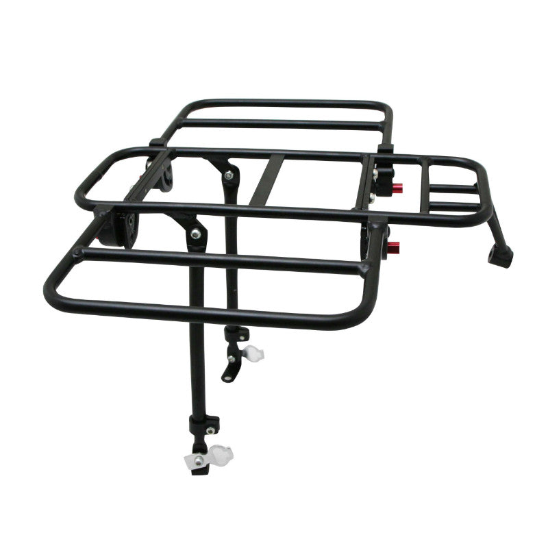 Porte-bagages avant plateforme P2R pliable alu noir mat 26" à 29" – vue 3