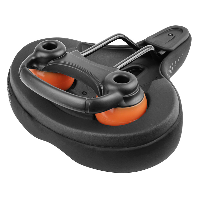 Selle city Newton Metro Relaxed noire 260 x 220 mm avec poignée – vue 3