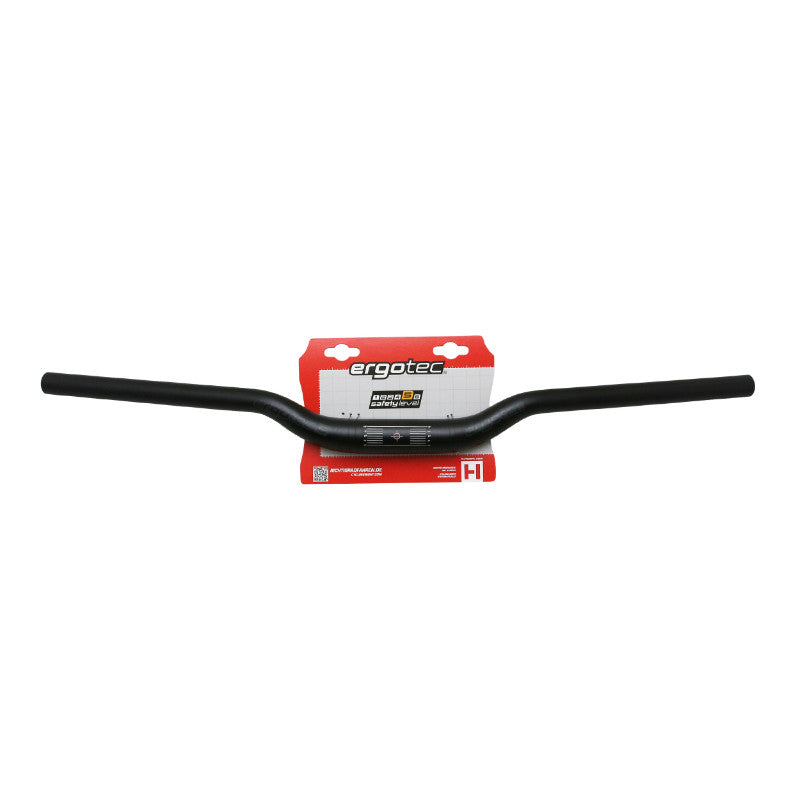 Cintre VTT demi-relevé Ergotec 5 alu noir rise 30 mm – XL – 31,8 mm 680 mm