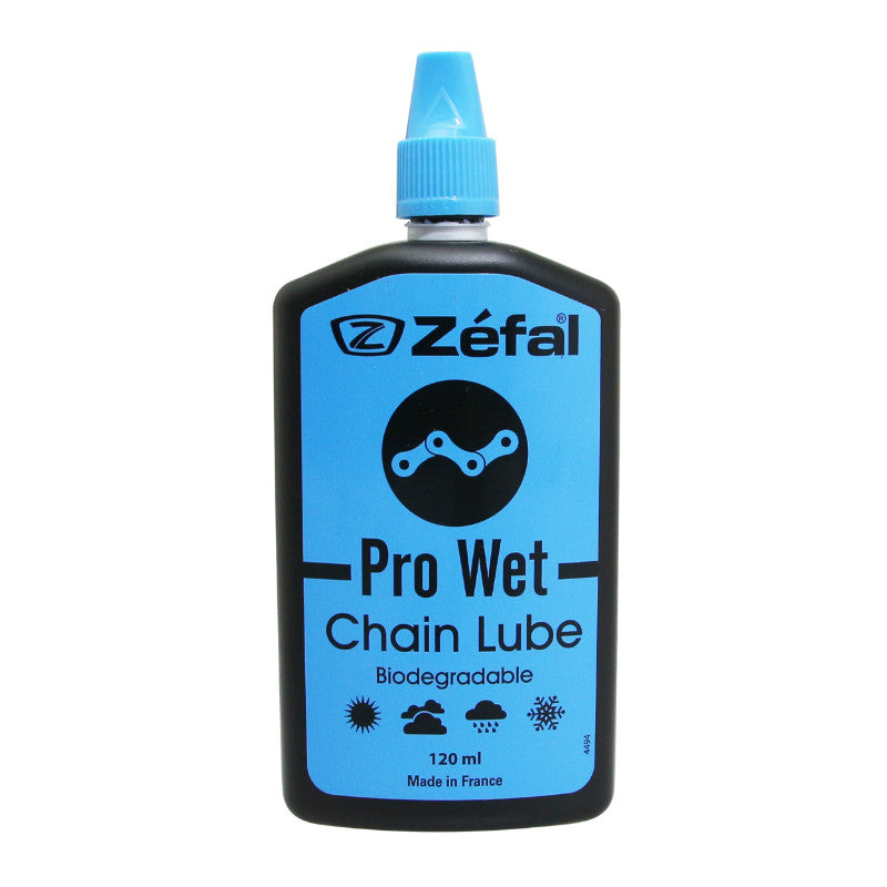 Lubrifiant chaîne Zefal Wet Bio Lube conditions humides 120 ml