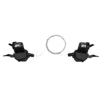 Manettes P2R cintre plat 3 x 8 vitesses compatibles Shimano (paire)
