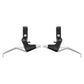 Leviers de frein VTT-VTC V-Brake Newton 3 doigts alu argent-noir (paire) – réf. 152621 – vue 3