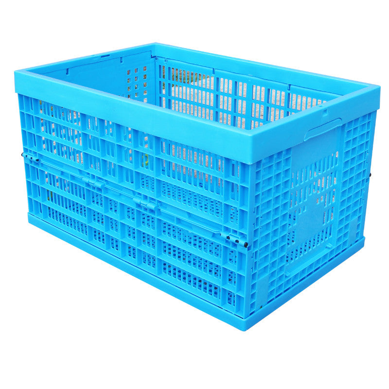 Bac pliant bleu pour remorque utilitaire – vue 3
