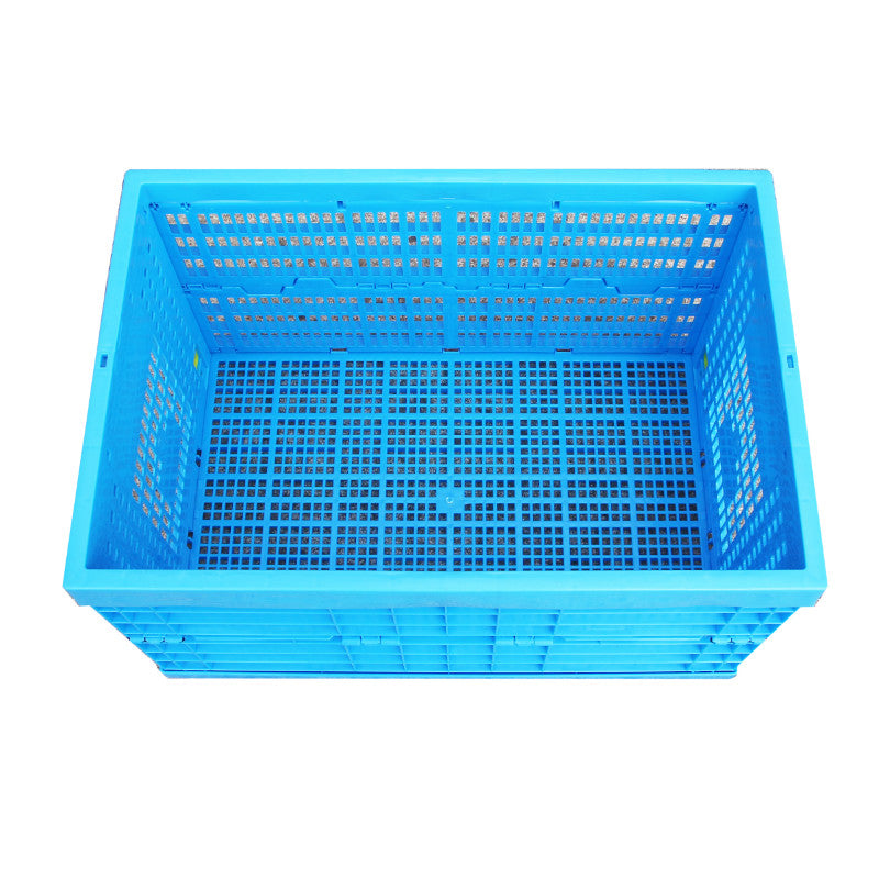 Bac pliant bleu pour remorque utilitaire – vue 2