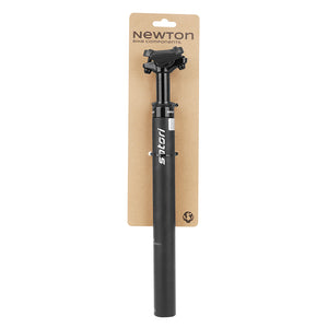 Tige de selle VTT suspendue Satori alu noir 40 mm – 350 mm – 27,2 mm